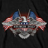 Hot Leathers SPB1108 Menâ€™s 2023 Sturgis Vintage Patriot Black T-Shirt