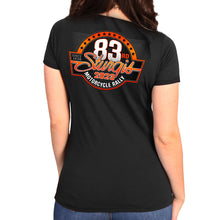 Hot Leathers SPL1844 Women's Black 2023 Sturgis Rally Logo Short Sleeve T-Shirt