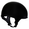 Hot Leathers T68-SP 'The O.G.' No Logo Flat Black DOT Unisex Half Helmet with MP7922FMSET Heated Balaclava Bundle