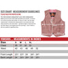 Pink leather toddler biker vest for girls by Hot Leathers, featuring a stylish kids' clothing design with adjustable straps and metal accents.
