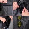 Hot Leathers VSM1054 Menâ€™s Black 'Skull Flag' Conceal and Carry Leather Vest