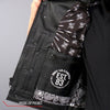 Hot Leathers VSM1049 Men's Black 'Paisley' Conceal and Carry Motorcycle Club Style Leather Vest