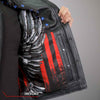 Hot Leathers VSM1052 Men's Black 'Patriotic' Conceal and Carry Leather Vest