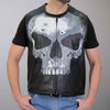 Hot Leathers VSM2001 Men's Black â€˜Jumbo Skullâ€™ Conceal and Carry Leather Vest