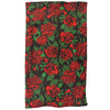 Hot Leathers Wild Roses neck gaiter showcasing a vibrant floral pattern, versatile face and neck safety accessory.