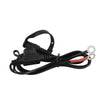 Milwaukee Leather 12V motorcycle harness wire for hoodies and soft shell jackets, designed for easy connection and durability.