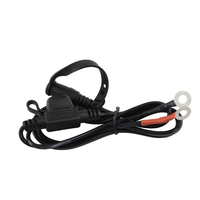 Milwaukee Leather 12V motorcycle harness wire for hoodies and soft shell jackets, designed for easy connection and durability.
