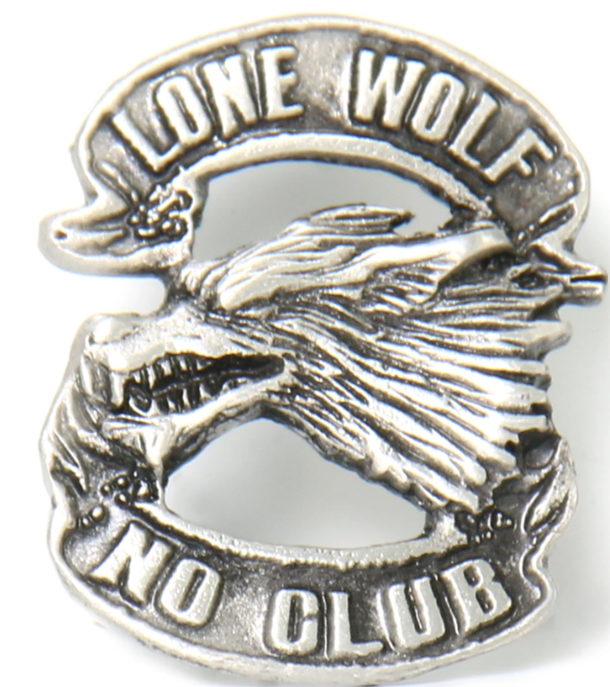 PIN LONE WOLF-PNA1048 - HighwayLeather