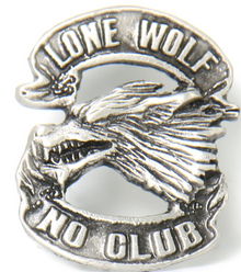 PIN LONE WOLF-PNA1048 - HighwayLeather
