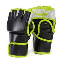 X-Fitness XF2002 MMA Grappling Gloves-BLK/GREEN