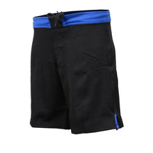 X-Fitness XFM7004 Men's Black and Blue MMA Fight Shorts - BJJ, No Gi, Grappling, Jiu Jitsu Combat