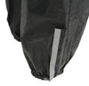 Milwaukee Leather NexGen Ladies XS5031 yellow and black hi-viz waterproof rain suit with cinch sides, designed for visibility and protection.