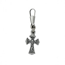 Hot Leathers ZPA1019 Cross with Skull Zipper Pull