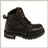 Dynamicleather MBM9050 men's 6-inch side zipper plain toe boots with leather exterior and sturdy rubber soles.