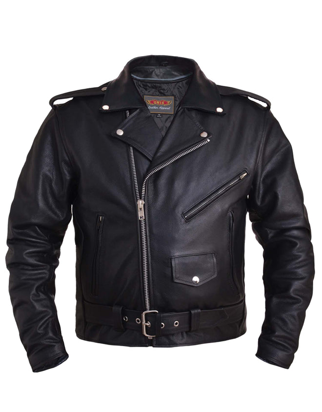 Dynamicleather tall women's premium motorcycle jacket in black with zippered pockets and stylish design.
