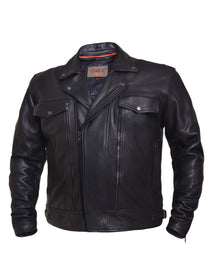 Men's Ultra Cruiser Motorcycle  Leather Jacket