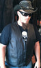 Men's Motorcycle Leather Vest -Side Laced - HighwayLeather