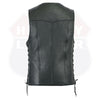 Highway Leather Basic Motorcycle Leather Vest - HighwayLeather