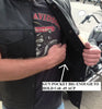 Highway Leather Tifton Motorcycle Vest, Gun pockets, SOA Club, Hardcore Biker Vest - HighwayLeather
