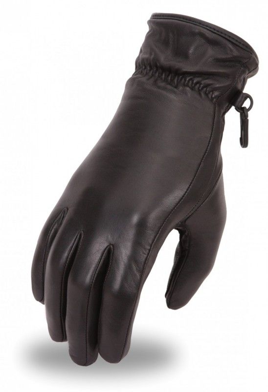 Dynamicleather gloves made of leather, featuring a snug fit and detailed stitching, designed for stylish hand protection.