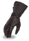 Dynamicleather gloves in black with reinforced stitching, designed for durability and comfort, shown on a neutral background.