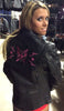 Hot pink butterfly leather jacket - Reflective - HighwayLeather