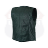 Women’s Soft Black Leather Motorcycle Vest with Utility Pockets | HL14500BLACK