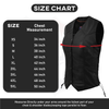 Black women's side lace leather vest by Buffalo Leather Gear, showcasing front and side view with detailed lace accents.