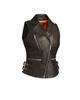 Sexy Goddess Leather Motorcycle Vest - HighwayLeather