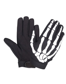 Men's Mechainc Gloves with Skeleton Design