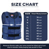 Women’s Navy Blue Tactical Style Leather Motorcycle Club Vest – Shade 48 | HL14945NV-BLU48