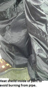 Unisex rain suit pant and jacket by Dynamicleather, waterproof rain suit set for outdoor protection in wet weather