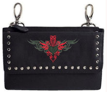 Hip pouch Tribal Heart Red - HighwayLeather