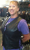 Tall Women's String-Side Vest with Utility Pockets