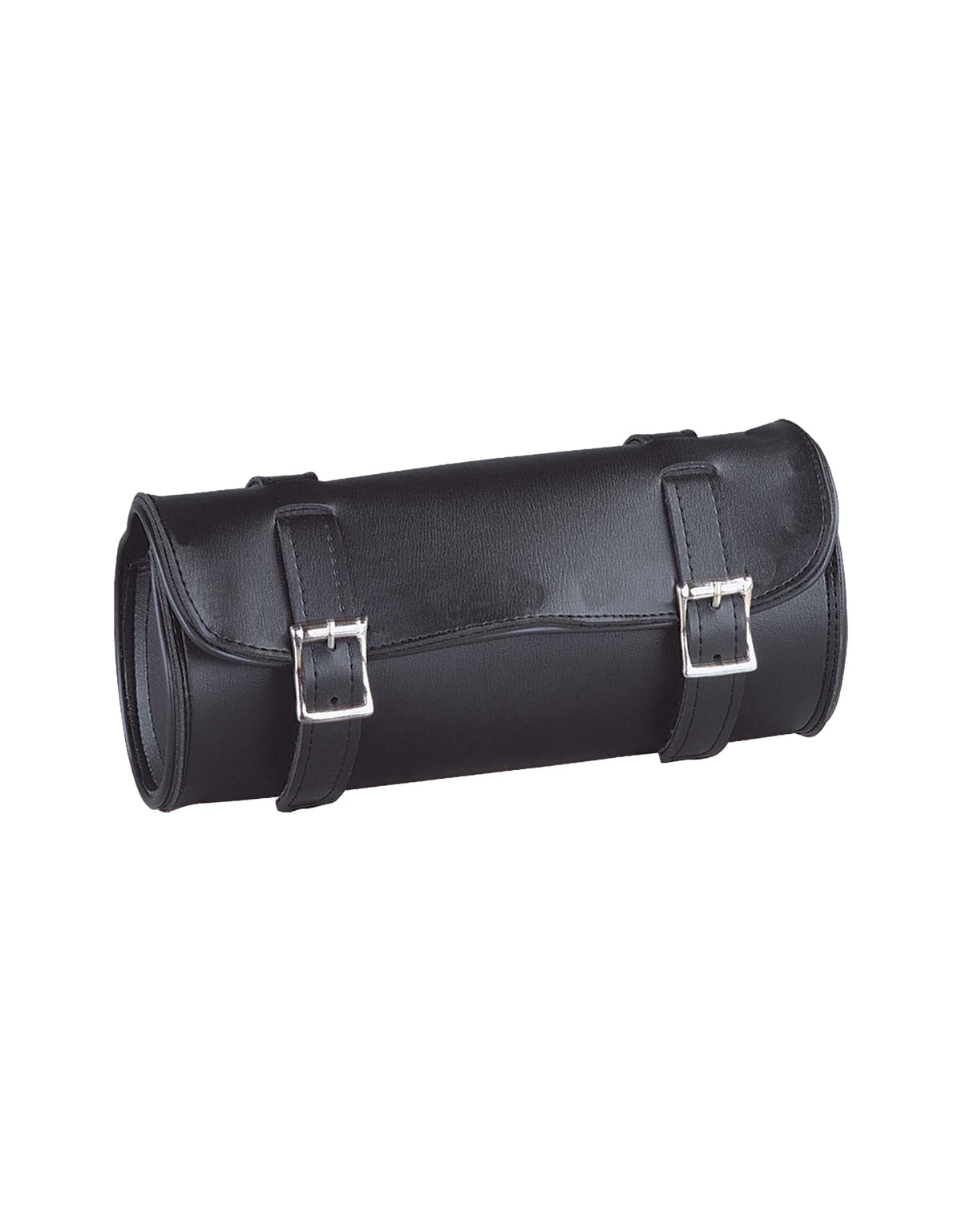 Dynamicleather clip thigh fan bag with multiple compartments, durable black tool bag for carrying tools securely.