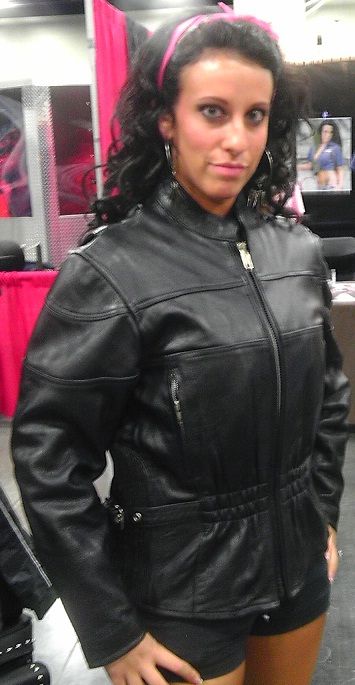Women's Kass Scooter Jacket by Dynamicleather, stylish black women's jacket with a sleek design and modern fit.