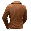 HighwayLeather HARPER women's leather jacket with classic design, featuring a fitted silhouette and stylish collar detail.