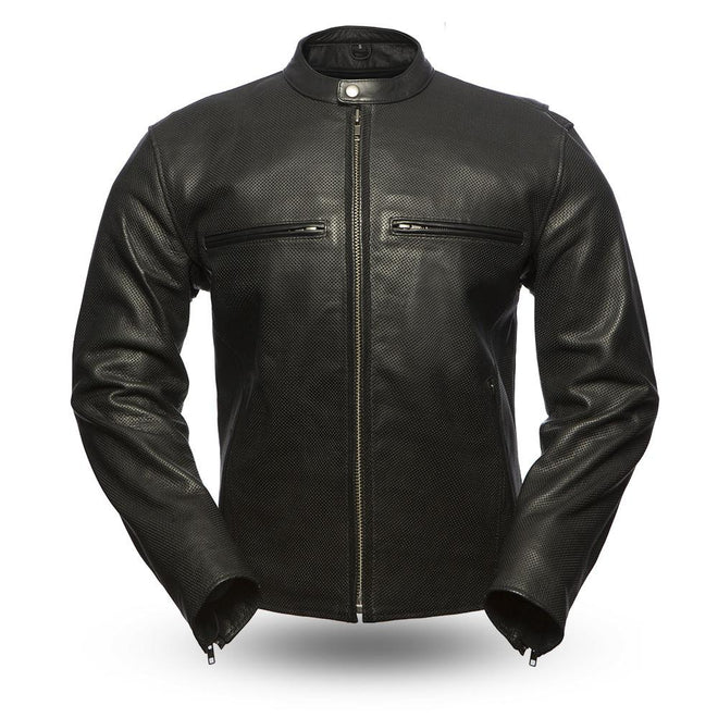 Dynamicleather women's turbine jacket with a sleek design, featuring a fitted silhouette and stylish detailing.