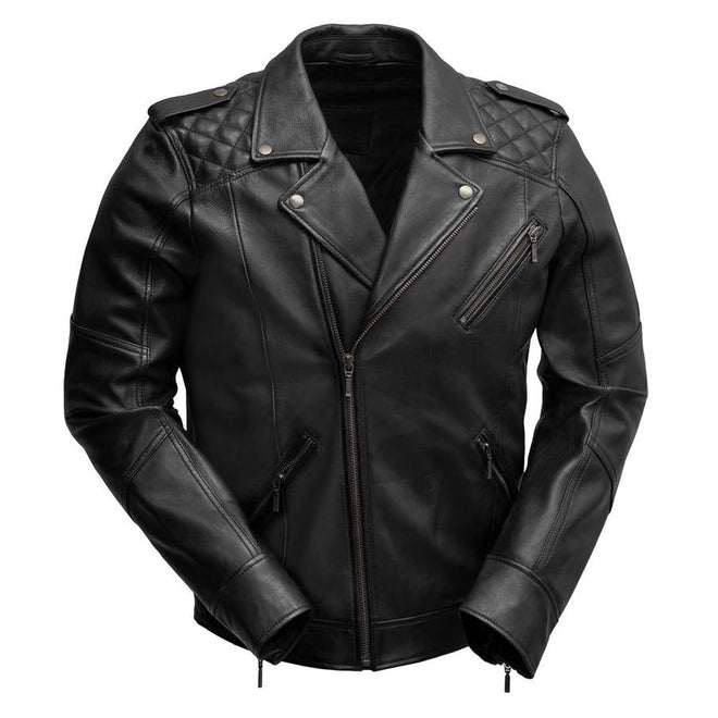 HighwayLeather Gavin men's leather jacket featuring classic design, quality leather, and tailored fit for stylish men's outerwear.