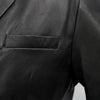 Men's leather blazer jacket from FIRST MFG, WBM6003 ESQUIRE, featuring a classic tailored fit and stylish design.