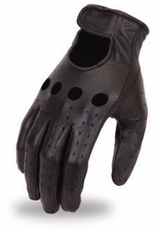 Dynamicleather FI190GL gloves made of high-quality leather, featuring a sleek design and secure fit for stylish hand protection.