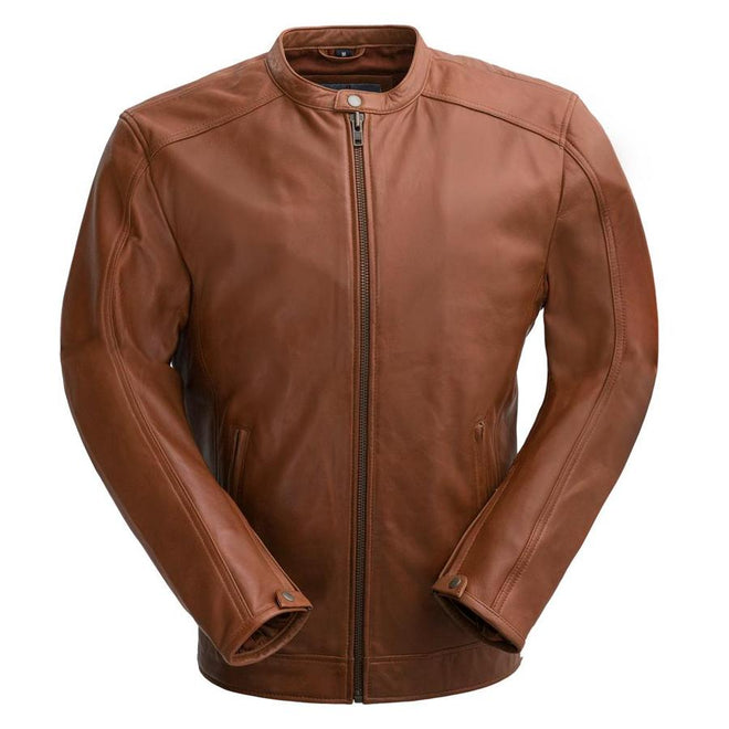 HighwayLeather ICONOCLAST men's leather jacket with classic design, featuring a smooth leather finish and tailored fit.