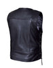 Men's Ultra Motorcycle Leather Vest - HighwayLeather