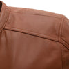HighwayLeather ICONOCLAST men's leather jacket with classic design, featuring smooth leather and stylish collar detail.