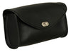 Dynamicleather FIBAG8500 biker bag with rugged leather design and adjustable strap, ideal for motorcycle riders.