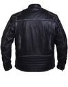 Men's Durango Gray Ultra Motorcycle Jacket by Dynamicleather, featuring durable fabric, zipper closure, and sporty design.