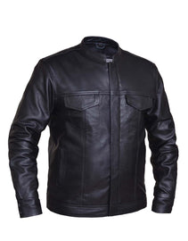 Men's Premium Leather Motorcycle Jacket