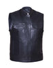 Men's Premium SOA Style Collared Leather Club Vest - HighwayLeather