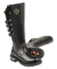Milwaukee Leather Women's Tall Boots with Buckle Detail