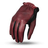 Dynamicleather perforated roper gloves with breathable design and leather construction, showing detailed perforations and wrist closure.